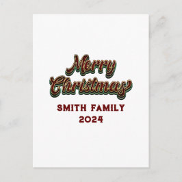 God jul - Familjematchning Helg Vykort