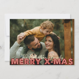 God jul-familjens fotojulkort