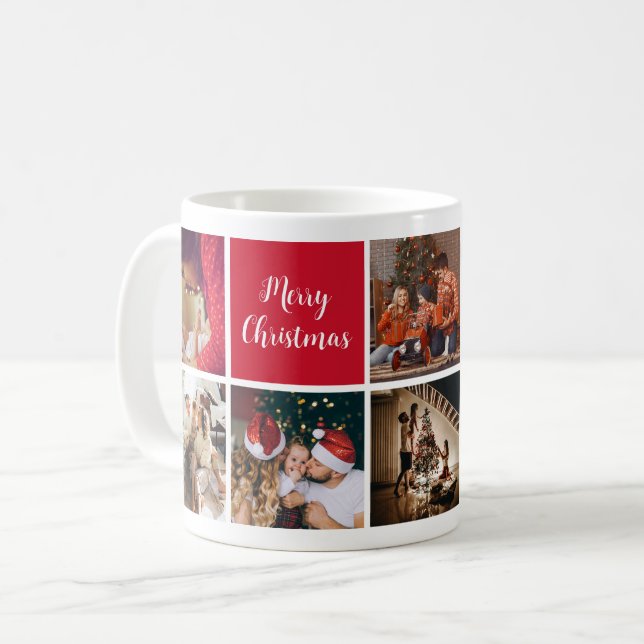 God jul-familjens helgdag fotovit text kaffemugg (Framsida vänster)