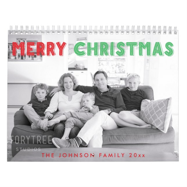 God jul Family Calendar Kalender (Omslag)
