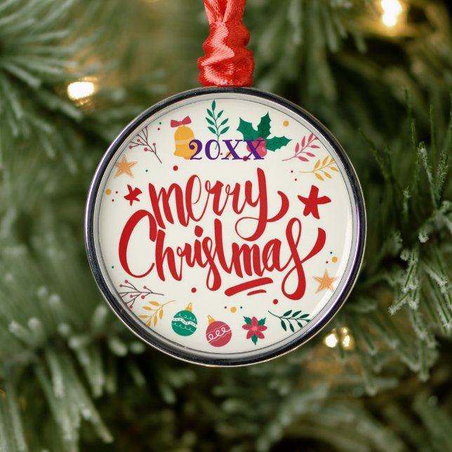 God jul Family och First Julgransprydnad Metall (Träd)