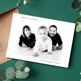 God jul Family Photo Bild Helgdag Card Julkort
