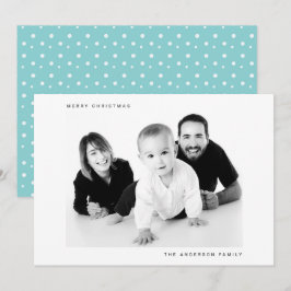God jul Family Photo Bild Julkort