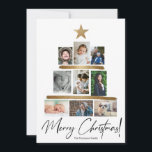 God jul Family Photo Collage Träd Julkort<br><div class="desc">Fira julens magi och de band som förenar din familj med vårt "God jul Family Photo Collage Träd Helgdag Card". Det här anpassadet och den moderna designen gör att du kan värmen i familjens kärlek genom ett vackert garderat kollage. 🎄 Festive Collage: Förstärka helgdag genom att skapa ett kollage av...</div>