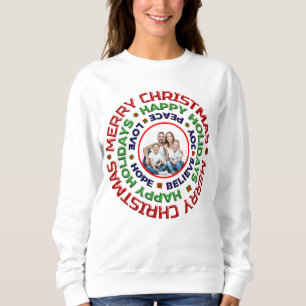 God jul Family Photo Helgdagars Anpassa T Shirt