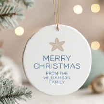 God jul Family Photo Starfish