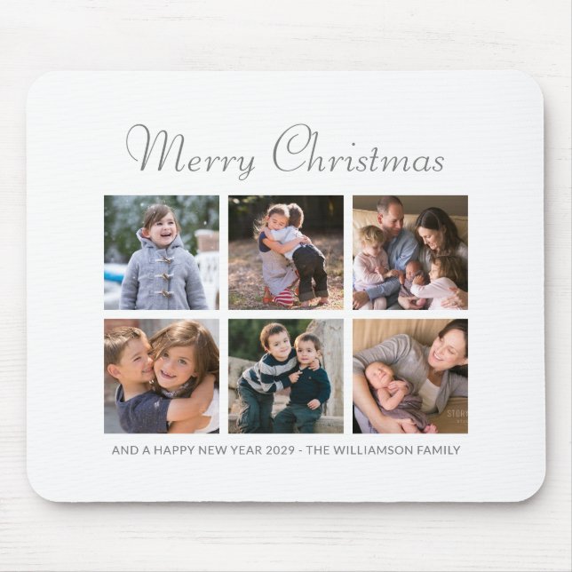 God jul Family Photos Helgdag Modern Musmatta (Framsidan)