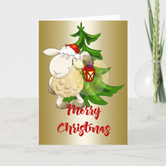 God jul får helgkort