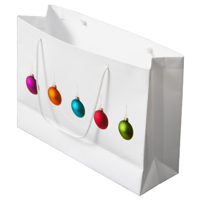 God jul färglös dekoration med text (Framsidan Vinklad)