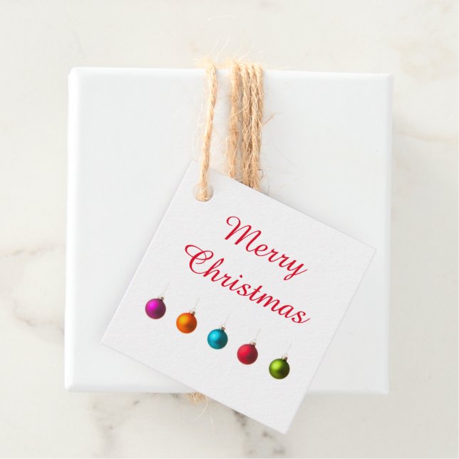 God jul färglös dekoration med text gåvor etiketter (På plats)