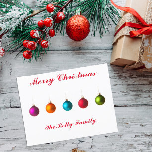 God jul färglös dekoration med text helg vykort