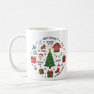 God jul Fästande Helgdag för familjen Kaffemugg