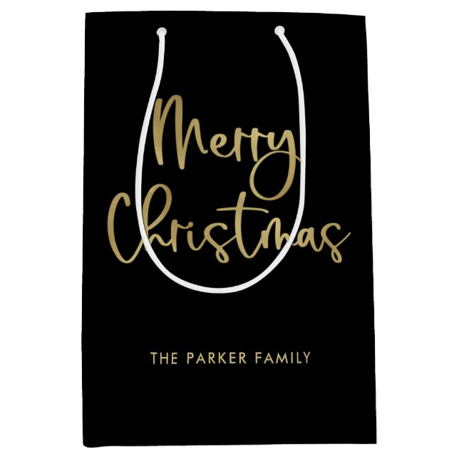 God jul | Faux Guld på Avslappnaden Black (Framsidan)