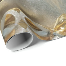 God jul Faux somguld omkullkastar, skrivar elegant Presentpapper