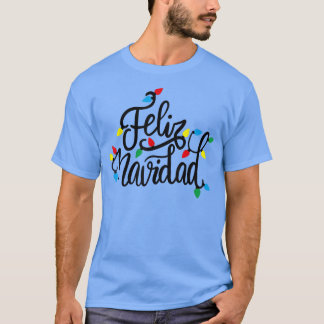 God jul Feliz Navidad Julljus T Shirt