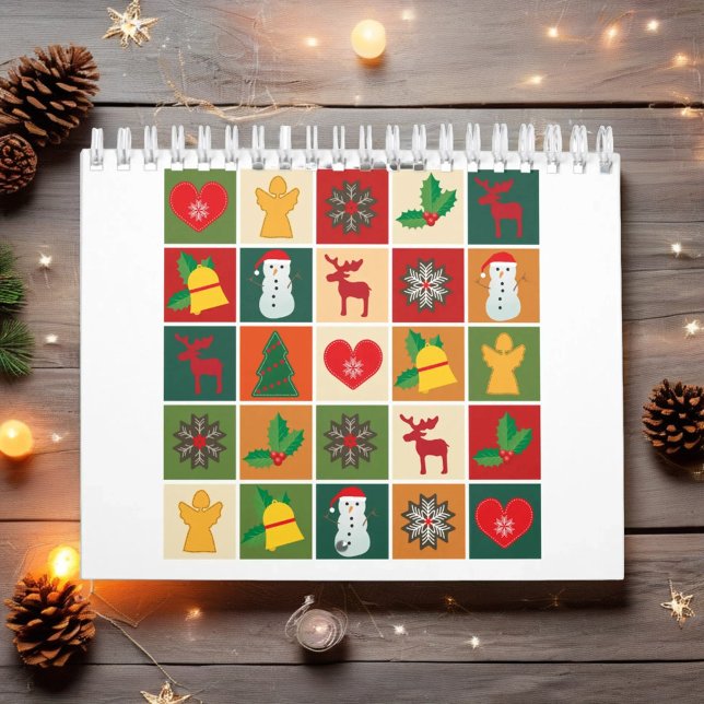 God Jul Festiv Glad Nyår Kalender (Skapare uppladdad)