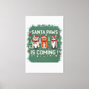 God jul: Festive Cats Collection Canvastryck