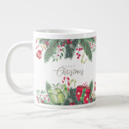 God jul Festive Gift Helgdag Design Jumbo Mugg