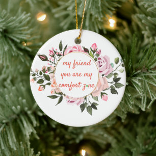 God jul Festive Helgdag Gift Design Julgransprydnad Keramik