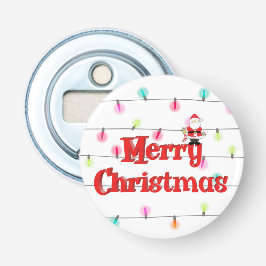 God jul Festive Helgdag Ljus med Santa Santa Santa Flasköppnare