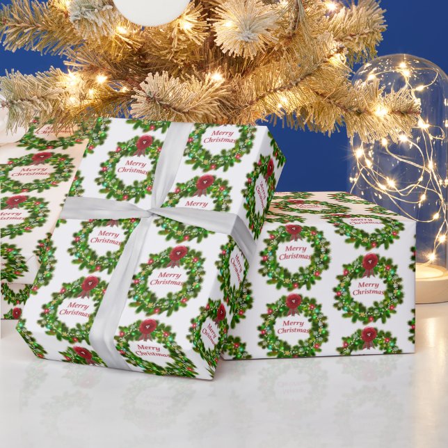 God jul Festive Helgdag WAN Mönster Presentpapper (Helgdagar)