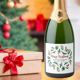 God jul Festive Holly Berry Personlig