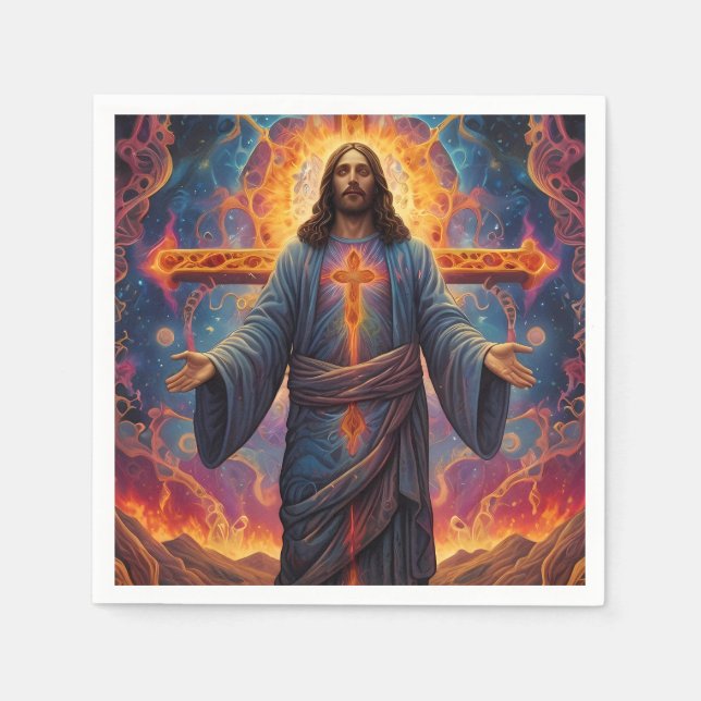 God jul Festive Pappersservett (Framsidan)