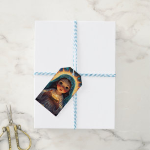 God jul Festive Presentetikett