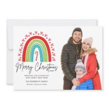 God jul Festive Rainbow Candy cane Photo