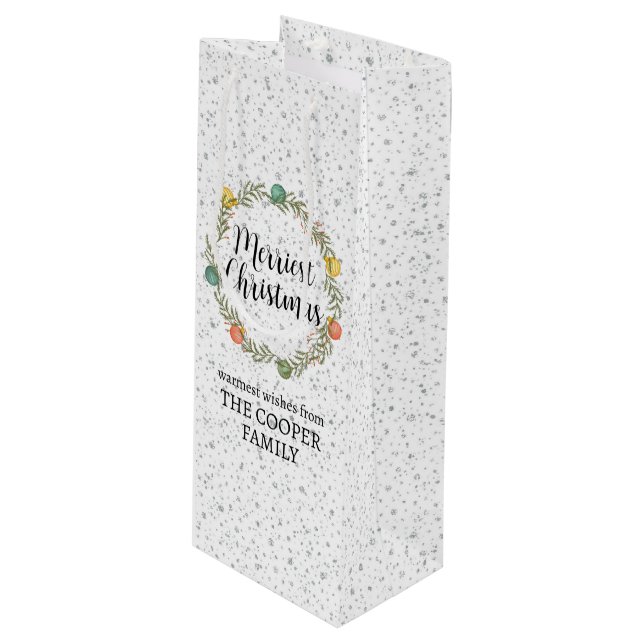 God jul, Festive WANSET Helgdag Gift Bayer (Framsidan Vinklad)