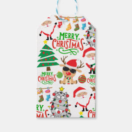 God jul Festivity Presentetikett