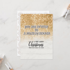 God Jul Festlig Högtid Present Design Inbjudningar