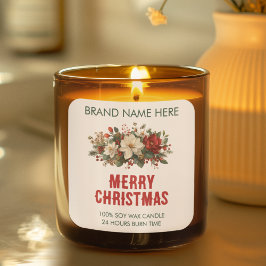God Jul | Festsymboler Ljus Etiketter