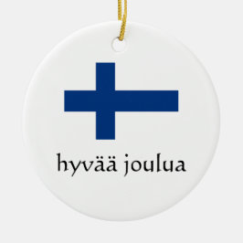 God Jul finskt ornament