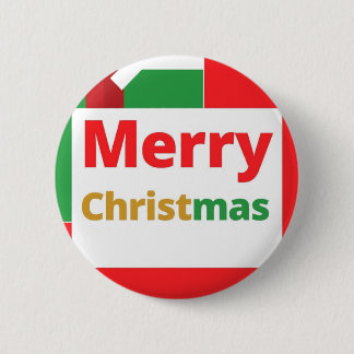 God jul firande design på knapp