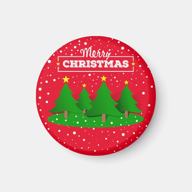 god jul Firande Magnet (Framsidan)