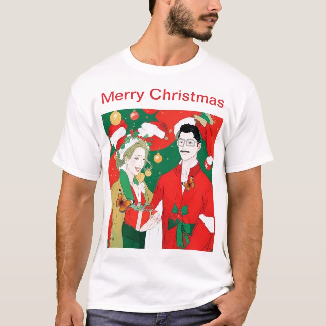 God jul Firande T Shirt (Framsida)