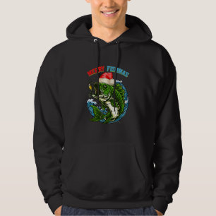 God jul Fishmas Fungny Fiske Prestige Hoodie