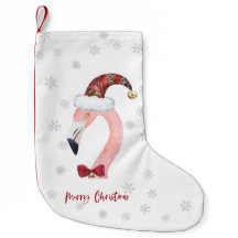 God jul Flamingo Santa Modern jul