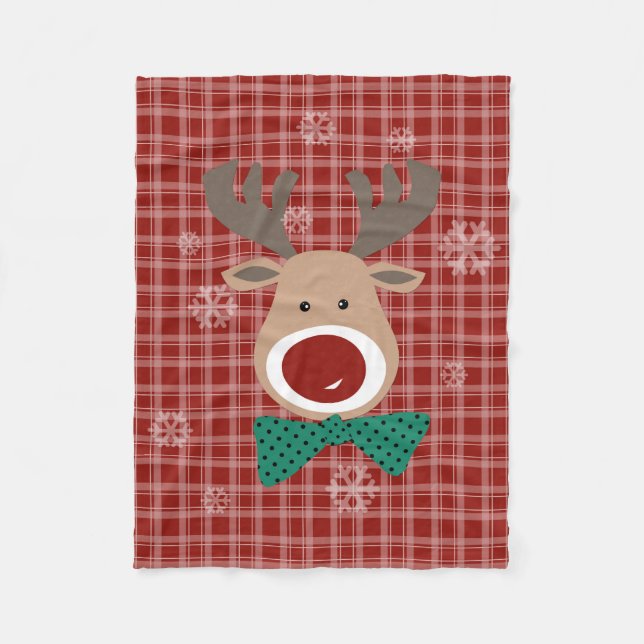 God jul! fleecefilt (Framsidan)