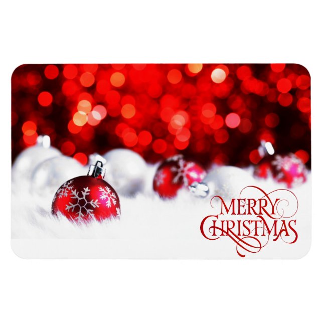 "God jul" Flexibel magnet (Horisontell)