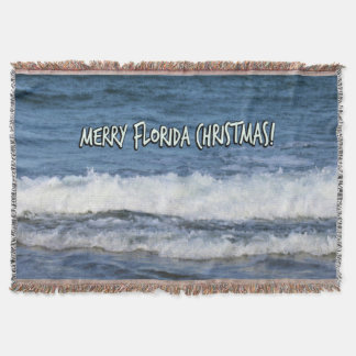 God jul Florida stil över djupblåa havet Mysfilt