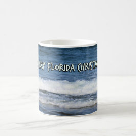 God jul Florida Stil över djuphavsområdet Kaffemugg