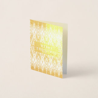 God jul folierat kort