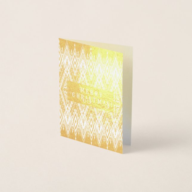 God jul folierat kort (Framsida)