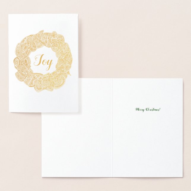 God jul folierat kort (Display)