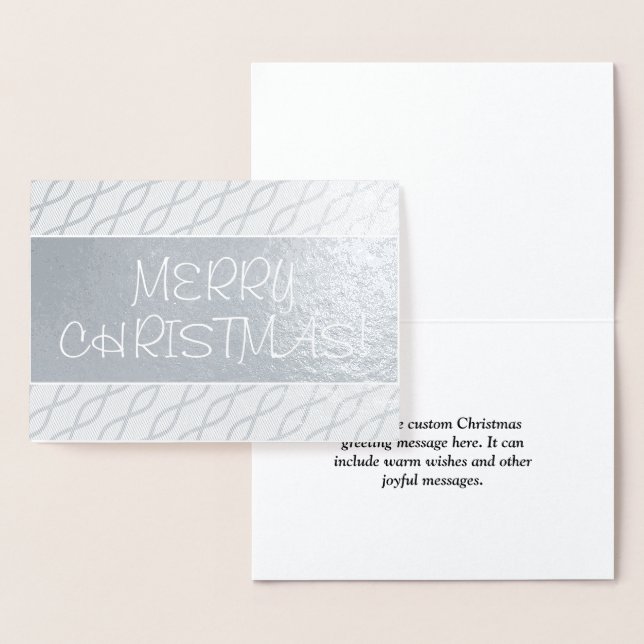 god jul! folierat kort (Display)