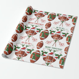 God jul Football Santa Presentpapper