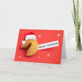 God Jul För Alla Lyckokaka i Tomte Helgkort