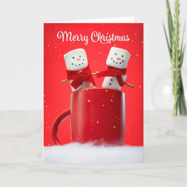 God Jul För Alla Marshmallowpar Helgkort